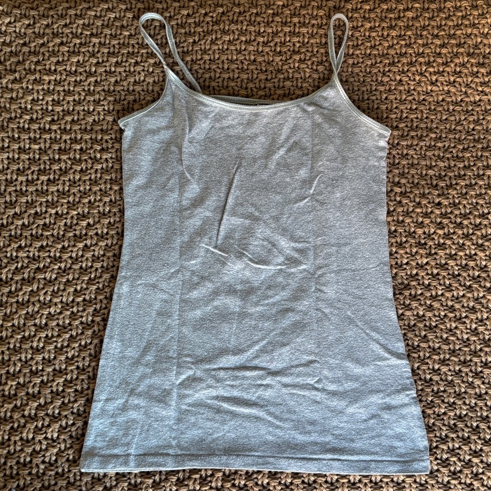 Gray Women's Spaghetti Strap Top